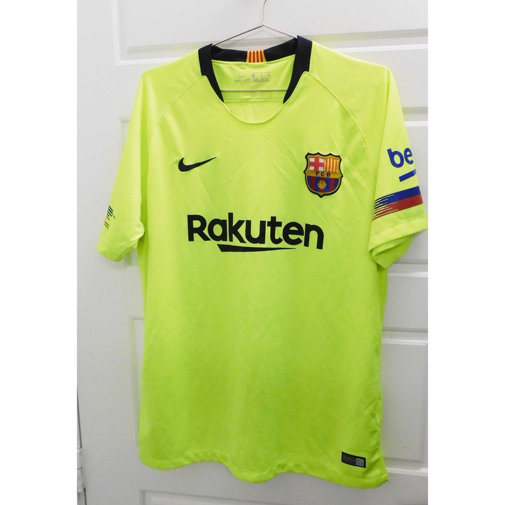Nike Authentic FCB Rakutan 2018 FIFA Soccer‎ Jersey Size XL